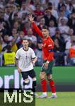 04.06.2025, Fussball UEFA Nations League 2024/25,  Halbfinale, Deutschland - Portugal, in der Allianz-Arena Mnchen. Cristiano Ronaldo (Portugal) 