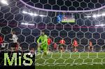 04.06.2025, Fussball UEFA Nations League 2024/25,  Halbfinale, Deutschland - Portugal, in der Allianz-Arena Mnchen. Torwart Diogo Costa (Portugal) nach einem Gegentor.
