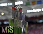 05.06.2025, Fussball UEFA Nations League 2024/25,  Halbfinale, Spanien - Frankreich, in der MHP-Arena Stuttgart, Der Nations League Pokal im Detail