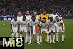 05.06.2025, Fussball UEFA Nations League 2024/25,  Halbfinale, Spanien - Frankreich, in der MHP-Arena Stuttgart, Die franzsische Mannschaft