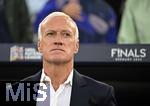 05.06.2025, Fussball UEFA Nations League 2024/25,  Halbfinale, Spanien - Frankreich, in der MHP-Arena Stuttgart, Trainer Didier Deschamps (Frankreich) 