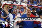05.06.2025, Fussball UEFA Nations League 2024/25,  Halbfinale, Spanien - Frankreich, in der MHP-Arena Stuttgart, Die Franzosen feiern