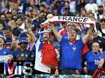 05.06.2025, Fussball UEFA Nations League 2024/25,  Halbfinale, Spanien - Frankreich, in der MHP-Arena Stuttgart, Die Franzosen feiern