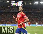 05.06.2025, Fussball UEFA Nations League 2024/25,  Halbfinale, Spanien - Frankreich, in der MHP-Arena Stuttgart, Mikel Merino (Spanien) jubelt.