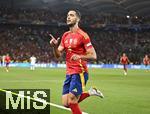 05.06.2025, Fussball UEFA Nations League 2024/25,  Halbfinale, Spanien - Frankreich, in der MHP-Arena Stuttgart, Mikel Merino (Spanien) jubelt.