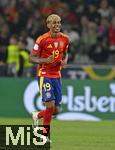 05.06.2025, Fussball UEFA Nations League 2024/25,  Halbfinale, Spanien - Frankreich, in der MHP-Arena Stuttgart, Lamine Yamal (Spanien) jubelt.