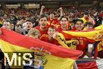 05.06.2025, Fussball UEFA Nations League 2024/25,  Halbfinale, Spanien - Frankreich, in der MHP-Arena Stuttgart, Die spanischen Fans feiern