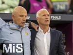 05.06.2025, Fussball UEFA Nations League 2024/25,  Halbfinale, Spanien - Frankreich, in der MHP-Arena Stuttgart, re: Trainer Didier Deschamps (Frankreich) bei der Hymne