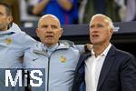 05.06.2025, Fussball UEFA Nations League 2024/25,  Halbfinale, Spanien - Frankreich, in der MHP-Arena Stuttgart, re: Trainer Didier Deschamps (Frankreich) bei der Hymne