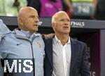 05.06.2025, Fussball UEFA Nations League 2024/25,  Halbfinale, Spanien - Frankreich, in der MHP-Arena Stuttgart, re: Trainer Didier Deschamps (Frankreich) bei der Hymne