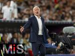 05.06.2025, Fussball UEFA Nations League 2024/25,  Halbfinale, Spanien - Frankreich, in der MHP-Arena Stuttgart,  Trainer Didier Deschamps (Frankreich) am Spielfeldrand in Rage