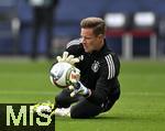 08.06.2025, Fussball UEFA Nations League 2024/25,  Spiel um Platz 3, Deutschland - Frankreich, in der MHP-Arena Stuttgart, Torwart Marc Andre ter-Stegen (Deutschland) beim Aufwrmen.