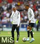 08.06.2025, Fussball UEFA Nations League 2024/25,  Spiel um Platz 3, Deutschland - Frankreich, in der MHP-Arena Stuttgart, Leroy Sane (Deutschland) nachdenklich.