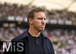 08.06.2025, Fussball UEFA Nations League 2024/25,  Spiel um Platz 3, Deutschland - Frankreich, in der MHP-Arena Stuttgart, Trainer Julian Nagelsmann (Deutschland) nachdenklich,