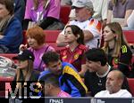 08.06.2025, Fussball UEFA Nations League 2024/25,  Spiel um Platz 3, Deutschland - Frankreich, in der MHP-Arena Stuttgart, Lena Wurzenberger (Deutschland) die Freundin von Trainer Julian Nagelsmann (Deutschland) 