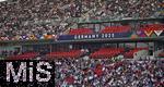 08.06.2025, Fussball UEFA Nations League 2024/25,  Spiel um Platz 3, Deutschland - Frankreich, in der MHP-Arena Stuttgart, Die roten Sitze sind nahezu alle frei geblieben,