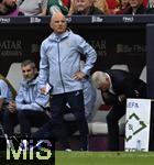 08.06.2025, Fussball UEFA Nations League 2024/25,  Spiel um Platz 3, Deutschland - Frankreich, in der MHP-Arena Stuttgart, Trainer Didier Deschamps (rem Frankreich) ist unzufrieden