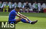 08.06.2025, Fussball UEFA Nations League 2024/25,  Spiel um Platz 3, Deutschland - Frankreich, in der MHP-Arena Stuttgart, Kylian Mbappe (Frankreich) am Boden.