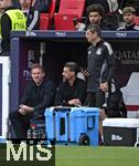 08.06.2025, Fussball UEFA Nations League 2024/25,  Spiel um Platz 3, Deutschland - Frankreich, in der MHP-Arena Stuttgart, v.l. Trainer Julian Nagelsmann (Deutschland) und Co-Trainer Sandro Wagner (Deutschland)