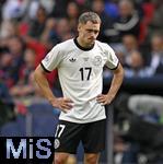08.06.2025, Fussball UEFA Nations League 2024/25,  Spiel um Platz 3, Deutschland - Frankreich, in der MHP-Arena Stuttgart, Florian Wirtz (Deutschland) nachdenklich.