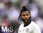 08.06.2025, Fussball UEFA Nations League 2024/25,  Spiel um Platz 3, Deutschland - Frankreich, in der MHP-Arena Stuttgart, Serge Gnabry (Deutschland) mit witziger Frisur