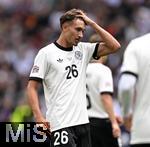 08.06.2025, Fussball UEFA Nations League 2024/25,  Spiel um Platz 3, Deutschland - Frankreich, in der MHP-Arena Stuttgart, Tom Bischof (Deutschland) ist nachdenklich,.