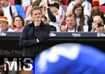 08.06.2025, Fussball UEFA Nations League 2024/25,  Spiel um Platz 3, Deutschland - Frankreich, in der MHP-Arena Stuttgart, Trainer Julian Nagelsmann (Deutschland)  nachdenklich.