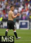 08.06.2025, Fussball UEFA Nations League 2024/25,  Spiel um Platz 3, Deutschland - Frankreich, in der MHP-Arena Stuttgart, Josua Kimmich (Deutschland) ist enttuscht,