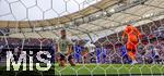 08.06.2025, Fussball UEFA Nations League 2024/25,  Spiel um Platz 3, Deutschland - Frankreich, in der MHP-Arena Stuttgart, Niclas Fllkrug (Deutschland) am Boden nach einer Torchance.