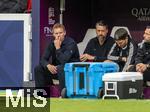 08.06.2025, Fussball UEFA Nations League 2024/25,  Spiel um Platz 3, Deutschland - Frankreich, in der MHP-Arena Stuttgart, v.li: Trainer Julian Nagelsmann (Deutschland), Co-Trainer Sandro Wagner (Deutschland), Co-Trainer Benjamin Glck (Deutschland) nachdenklich 