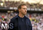 08.06.2025, Fussball UEFA Nations League 2024/25,  Spiel um Platz 3, Deutschland - Frankreich, in der MHP-Arena Stuttgart, Trainer Julian Nagelsmann (Deutschland) nachdenklich 