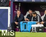 08.06.2025, Fussball UEFA Nations League 2024/25,  Spiel um Platz 3, Deutschland - Frankreich, in der MHP-Arena Stuttgart, v.li: Trainer Julian Nagelsmann (Deutschland), Co-Trainer Sandro Wagner (Deutschland), Co-Trainer Benjamin Glck (Deutschland) nachdenklich 