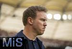 08.06.2025, Fussball UEFA Nations League 2024/25,  Spiel um Platz 3, Deutschland - Frankreich, in der MHP-Arena Stuttgart, Trainer Julian Nagelsmann (Deutschland) nachdenklich 