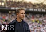 08.06.2025, Fussball UEFA Nations League 2024/25,  Spiel um Platz 3, Deutschland - Frankreich, in der MHP-Arena Stuttgart, Trainer Julian Nagelsmann (Deutschland) nachdenklich 