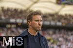 08.06.2025, Fussball UEFA Nations League 2024/25,  Spiel um Platz 3, Deutschland - Frankreich, in der MHP-Arena Stuttgart, Trainer Julian Nagelsmann (Deutschland) nachdenklich 