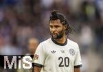 08.06.2025, Fussball UEFA Nations League 2024/25,  Spiel um Platz 3, Deutschland - Frankreich, in der MHP-Arena Stuttgart,  Serge Gnabry (Deutschland) nachdenklich  