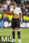 08.06.2025, Fussball UEFA Nations League 2024/25,  Spiel um Platz 3, Deutschland - Frankreich, in der MHP-Arena Stuttgart, Thilo Kehrer (Deutschland) nachdenklich 