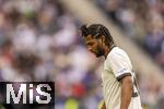 08.06.2025, Fussball UEFA Nations League 2024/25,  Spiel um Platz 3, Deutschland - Frankreich, in der MHP-Arena Stuttgart,  Serge Gnabry (Deutschland) nachdenklich  