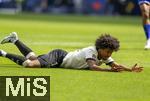 08.06.2025, Fussball UEFA Nations League 2024/25,  Spiel um Platz 3, Deutschland - Frankreich, in der MHP-Arena Stuttgart, Karim Adeyemi (Deutschland) am Boden 