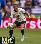 08.06.2025, Fussball UEFA Nations League 2024/25,  Spiel um Platz 3, Deutschland - Frankreich, in der MHP-Arena Stuttgart, Thilo Kehrer (Deutschland) am Ball 