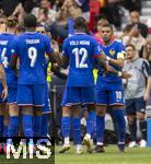 08.06.2025, Fussball UEFA Nations League 2024/25,  Spiel um Platz 3, Deutschland - Frankreich, in der MHP-Arena Stuttgart, re: Kylian Mbappe (Frankreich) Torjubel.