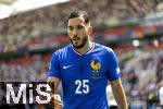 08.06.2025, Fussball UEFA Nations League 2024/25,  Spiel um Platz 3, Deutschland - Frankreich, in der MHP-Arena Stuttgart, ARayan Cherki (Frankreich) nachdenklich 