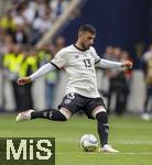 08.06.2025, Fussball UEFA Nations League 2024/25,  Spiel um Platz 3, Deutschland - Frankreich, in der MHP-Arena Stuttgart, Deniz Undav (Deutschland) am Ball 