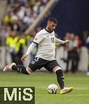 08.06.2025, Fussball UEFA Nations League 2024/25,  Spiel um Platz 3, Deutschland - Frankreich, in der MHP-Arena Stuttgart, Deniz Undav (Deutschland) am Ball 