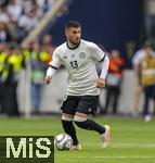 08.06.2025, Fussball UEFA Nations League 2024/25,  Spiel um Platz 3, Deutschland - Frankreich, in der MHP-Arena Stuttgart, Deniz Undav (Deutschland) am Ball 