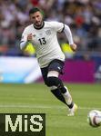 08.06.2025, Fussball UEFA Nations League 2024/25,  Spiel um Platz 3, Deutschland - Frankreich, in der MHP-Arena Stuttgart, Deniz Undav (Deutschland) am Ball 