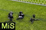 08.06.2025, Fussball UEFA Nations League 2024/25,  Spiel um Platz 3, Deutschland - Frankreich, in der MHP-Arena Stuttgart, Ferngesteuerte Hintertorkameras 