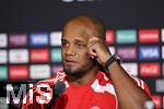 15.06.2025, Cincinnati (USA), FIFA Club World Cup 2025, Gruppe C, FC Bayern Mnchen Pressekonferenz vor dem Spiel gegen Auckland City im TQL Stadium, Vincent Kompany (Bayern Mnchen) beantwortet die Fragen der Journalisten zum kommenden Auftaktspiel der Klub-WM.