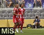 15.06.2025, FIFA Club World Cup 2025, Gruppe C, FC Bayern Mnchen - Auckland City, im TQL Stadium, Cincinnati (USA),  Torjubel v.li: Sacha Boey (FC Bayern Mnchen), Michael Olise (FC Bayern Mnchen) 
