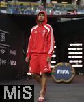 21.06.2025, FIFA Club World Cup 2025, Gruppe C, FC Bayern Mnchen - CA Boca Juniors, im Hard-Rock-Stadium in Miami, Florida (USA), Ankunft im Stadion, Adam Aznou (Bayern Mnchen) 